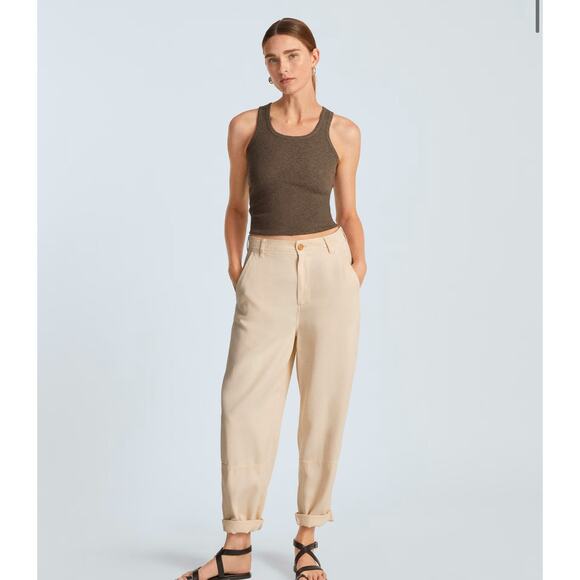 Everlane Pants - NWOT Everlane The Chino in Buttersoft In Parchment Size 14